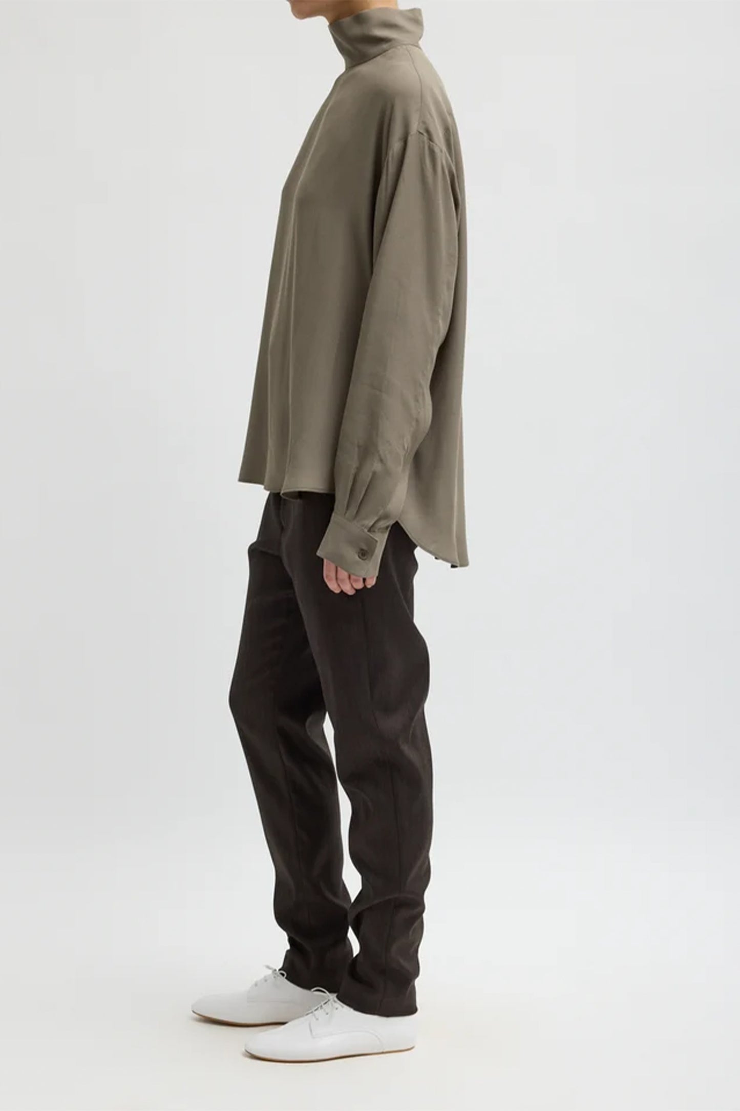 Herringbone Suiting Marcus Slim Trouser
