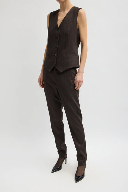 Herringbone Suiting Vest