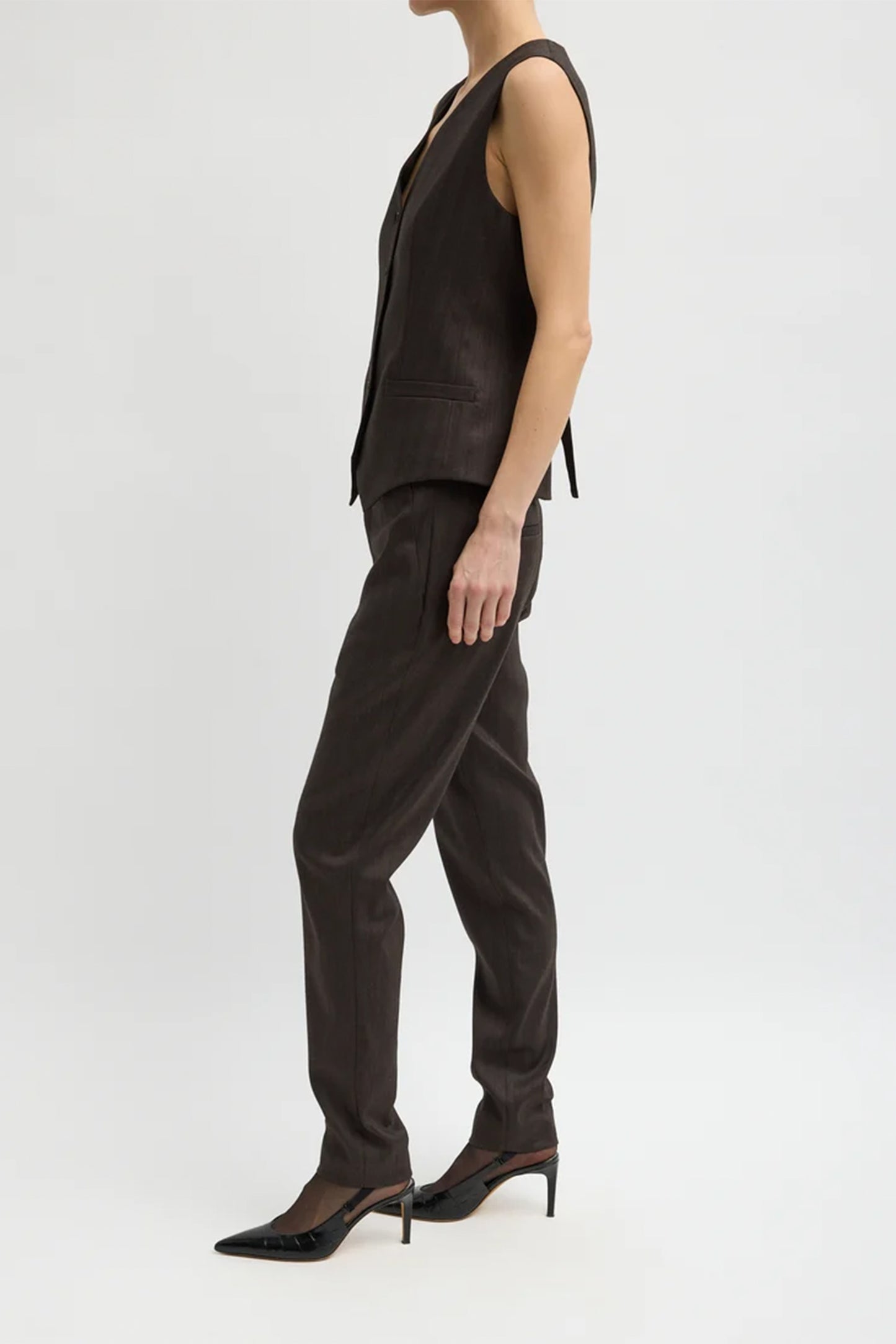 Herringbone Suiting Vest