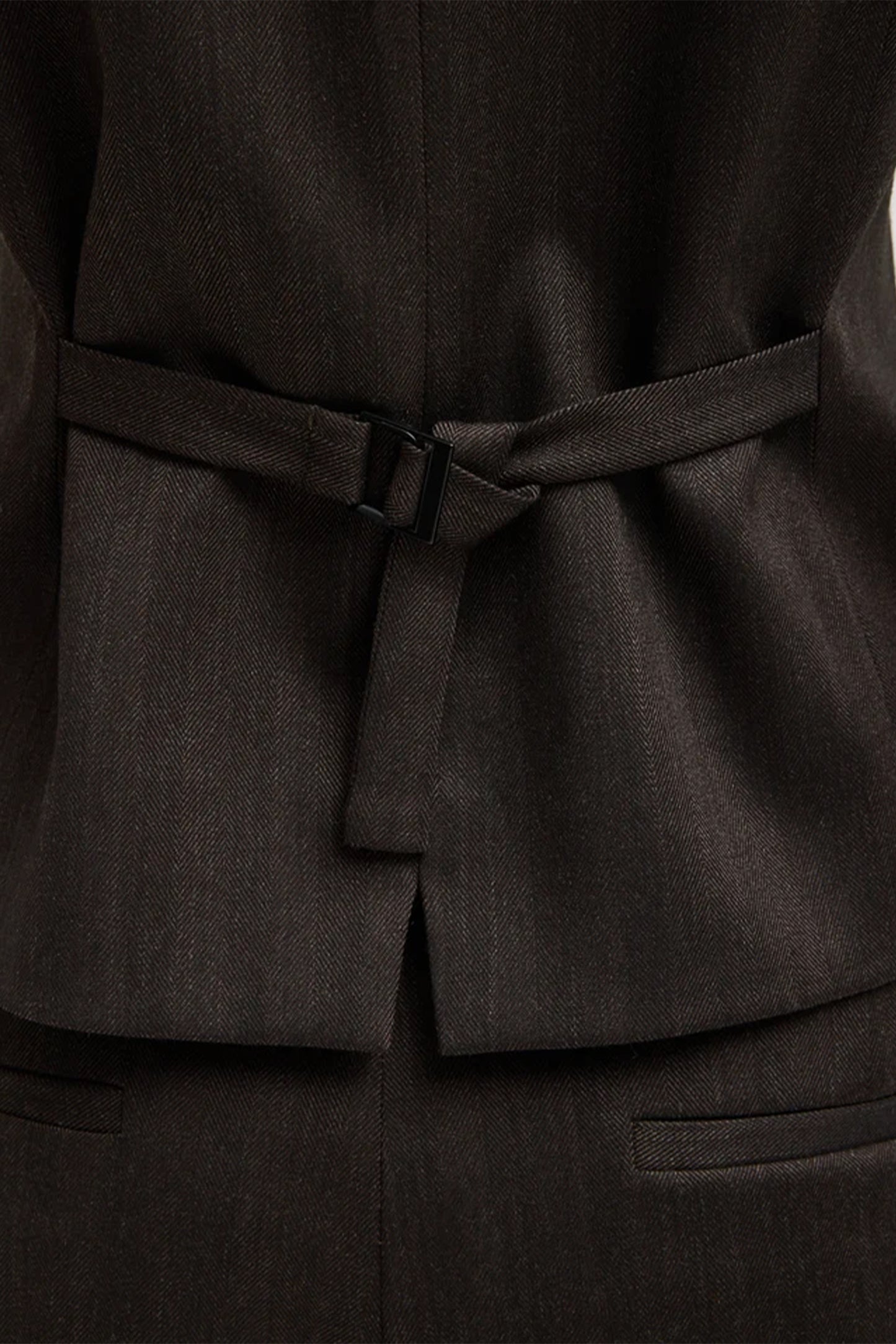Herringbone Suiting Vest