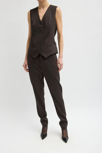 Herringbone Suiting Vest