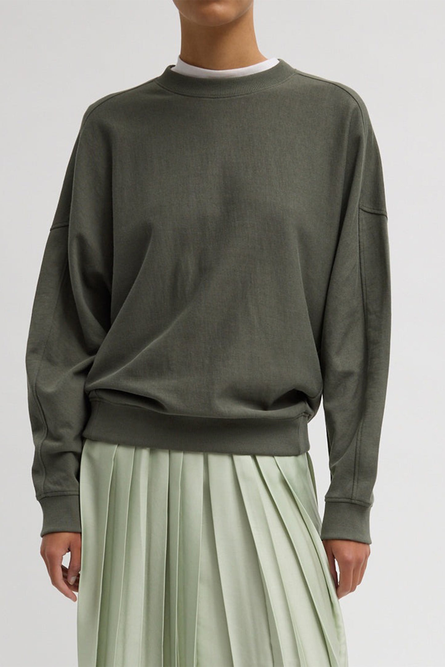 Light Weight Sweatshirting Crewneck Sweatshirt