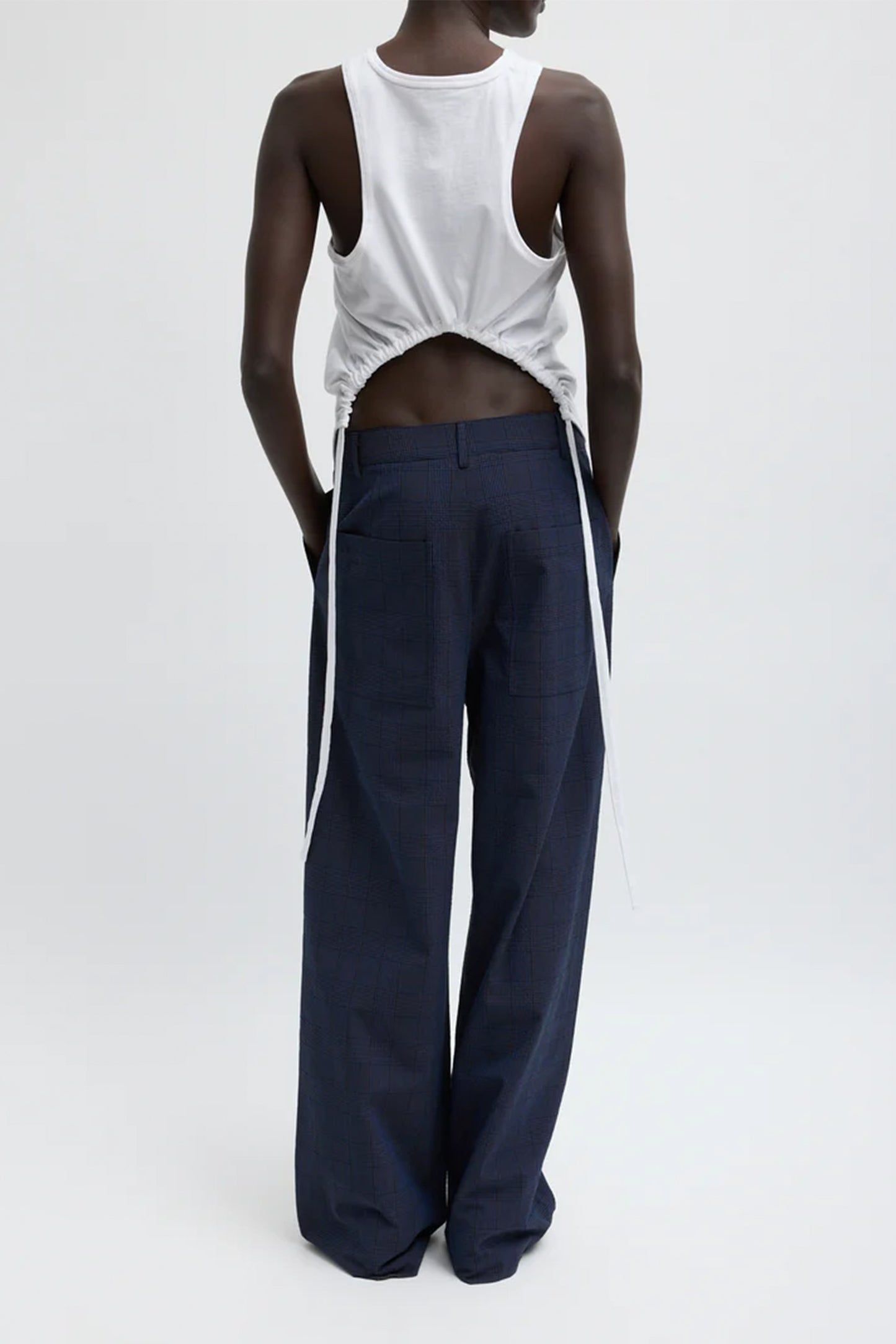 Menswear Crepon Stella Full Length Pant