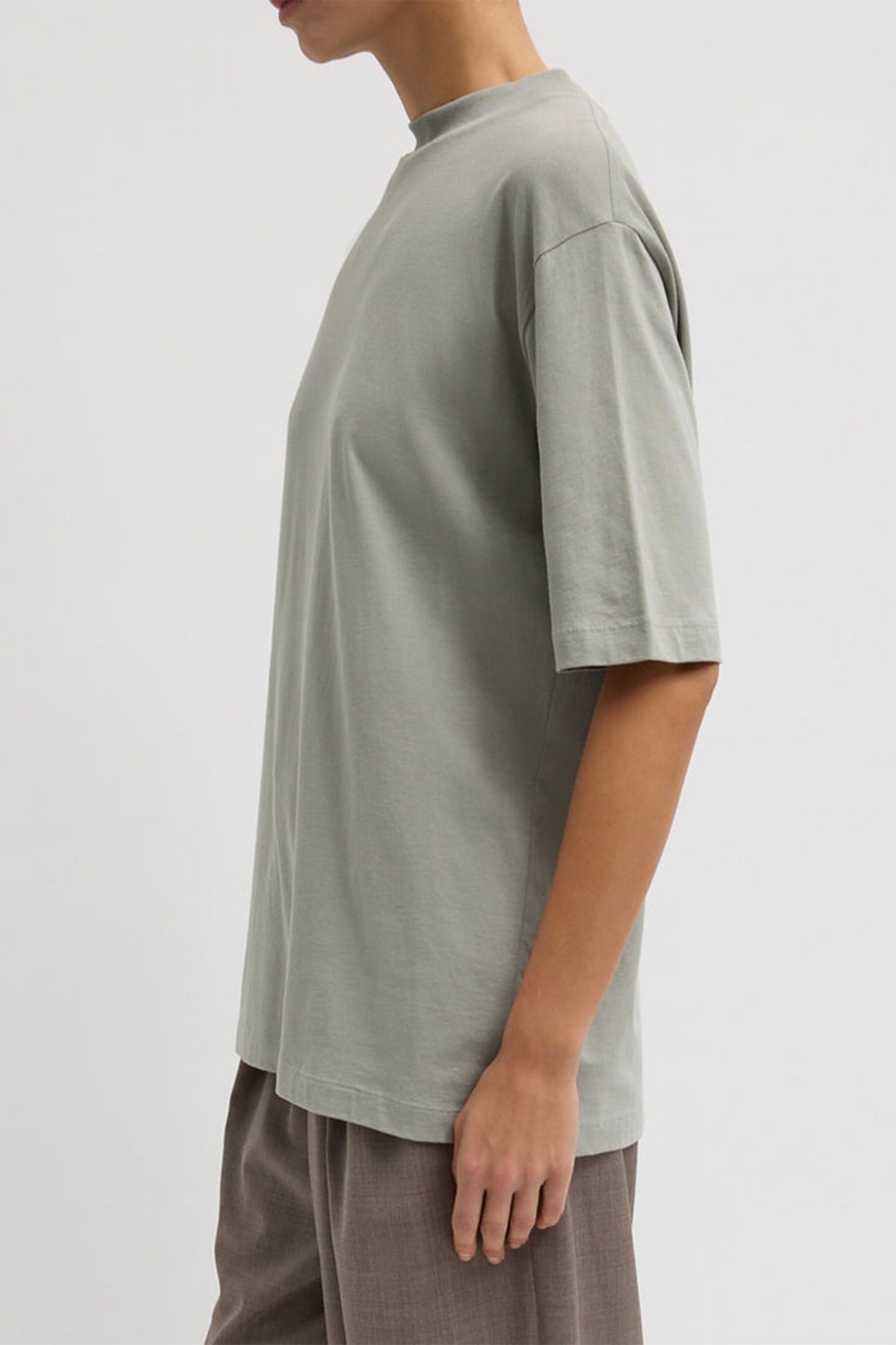 Mock Neck Unisex T Shirt