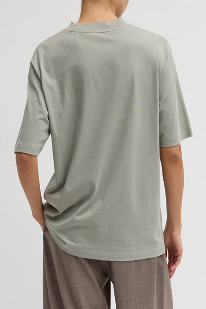 Mock Neck Unisex T Shirt