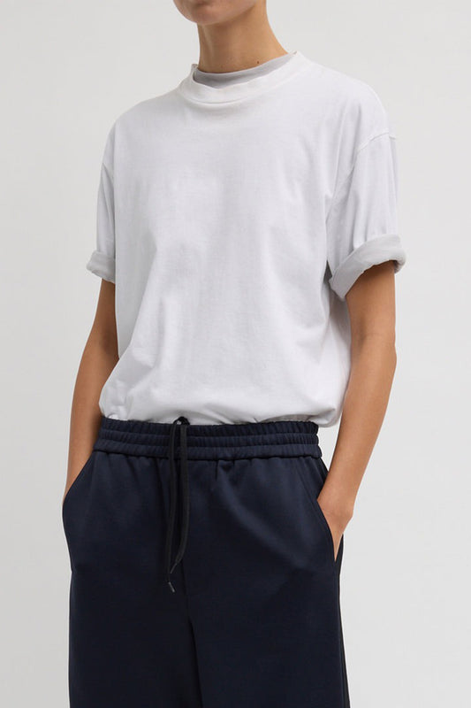 Mock Neck Unisex T Shirt