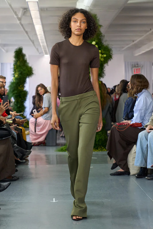 Spring Bonded Twill Elfie Trouser W/Slits