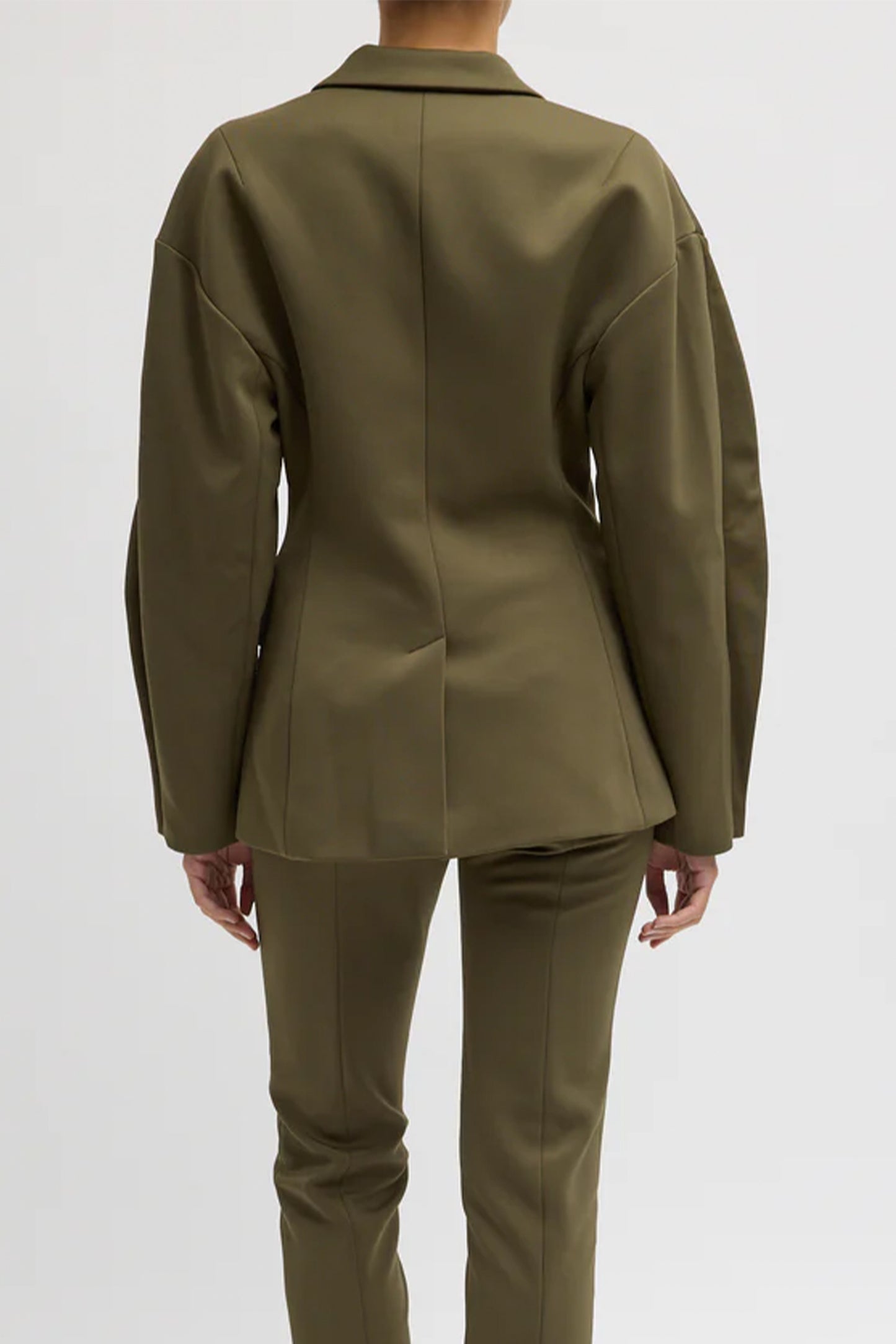 Spring Bonded Twill Sculpted Blazer - FINAL SALE