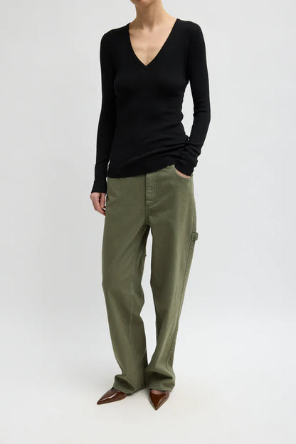 Stretch Twill Slouchy Carpenter Jean