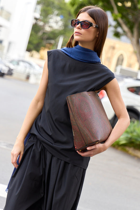 Summer Nylon Sleeveless Cocoon Top