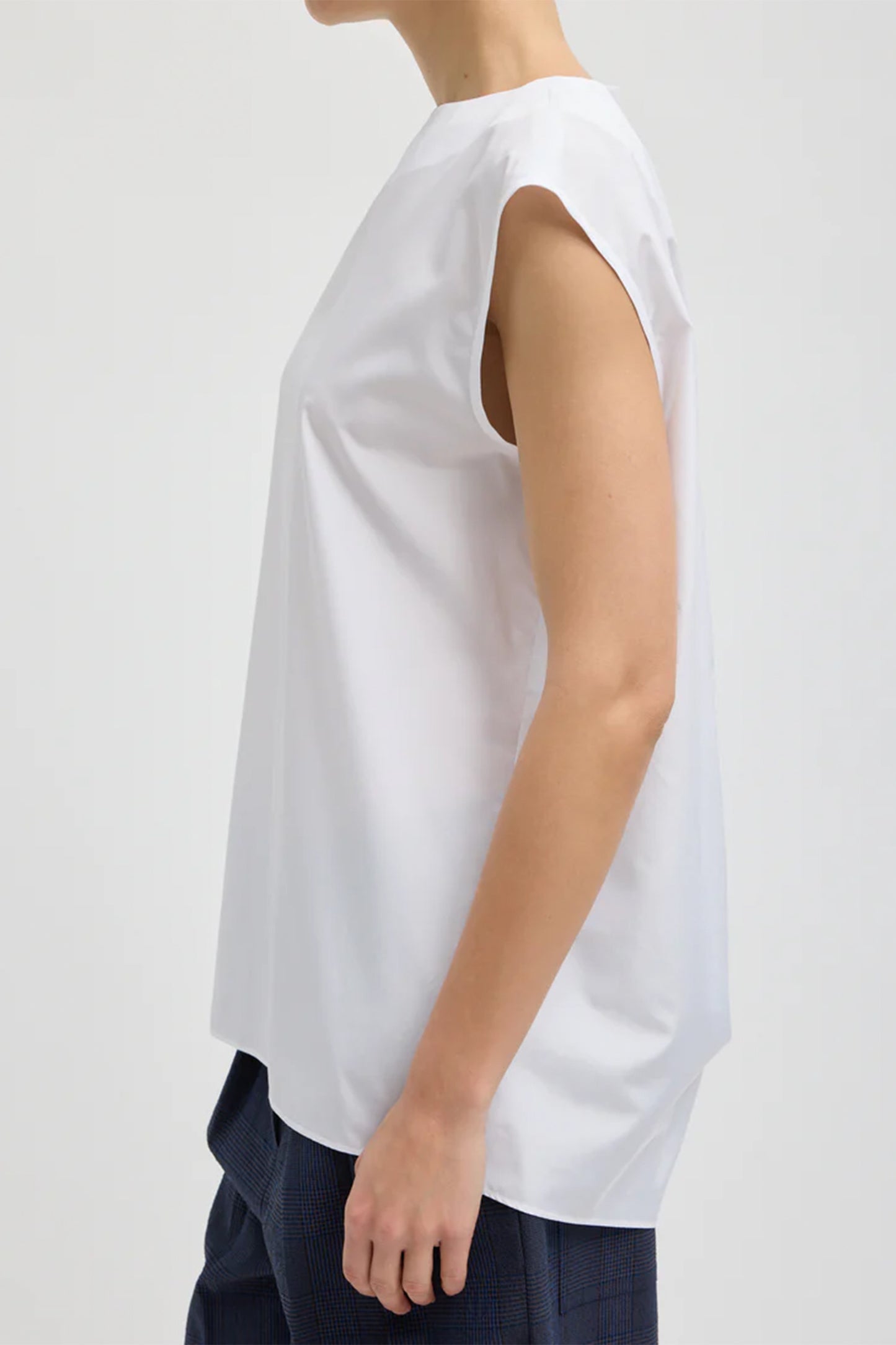 Summer Nylon Sleeveless Cocoon Top