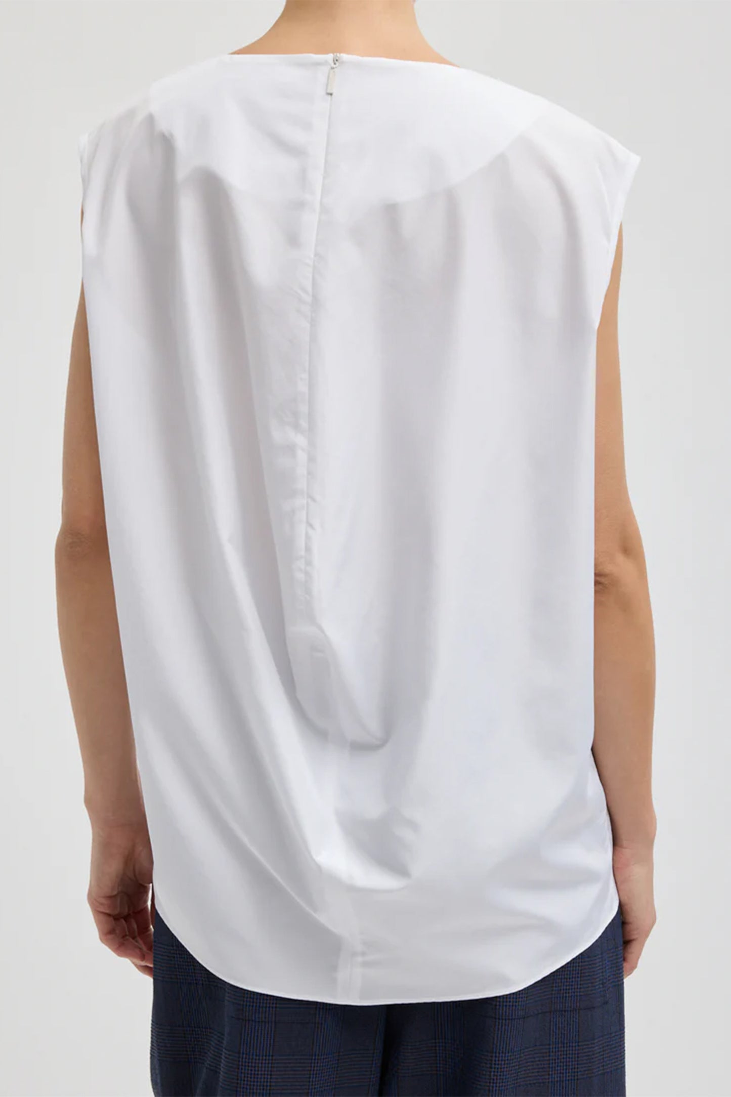 Summer Nylon Sleeveless Cocoon Top