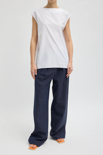 Summer Nylon Sleeveless Cocoon Top