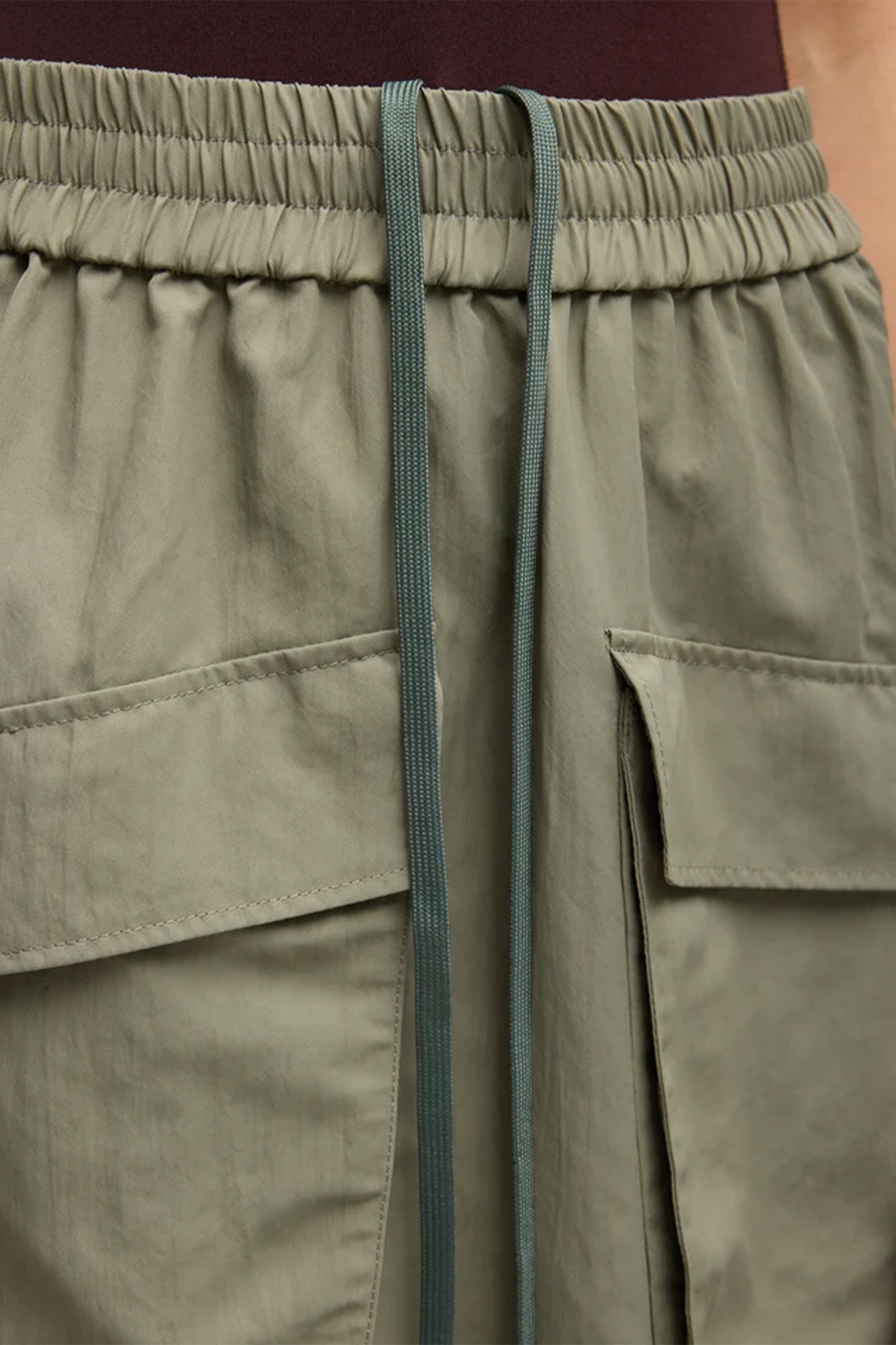 Techy Twill Pull On Midi Skirt