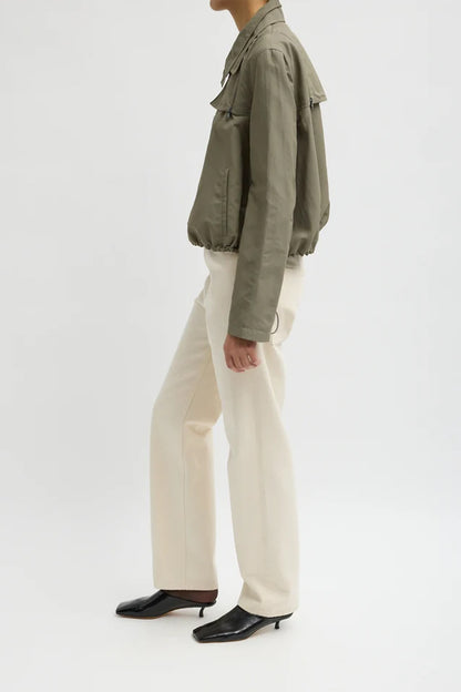 Techy Twill Trapeze Anorak Bomber Jacket
