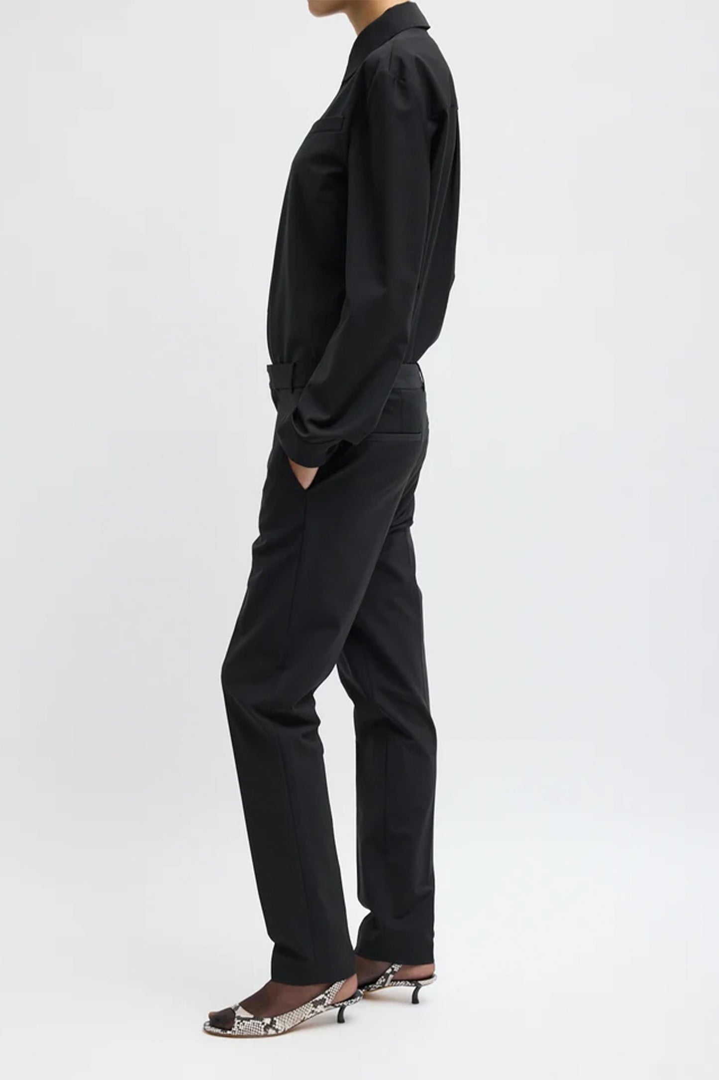 Tropical Wool Marcus Slim Trouser
