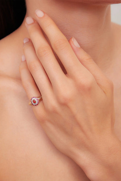 Berlingot Pompadour Ring