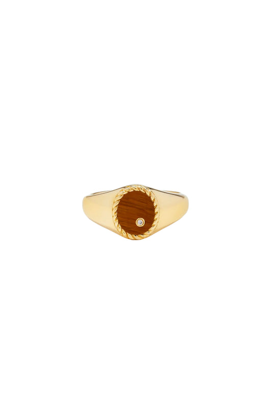 Mini Oval Signet Ring