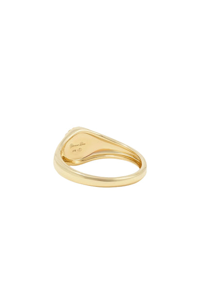 Mini Oval Signet Ring