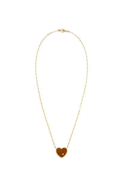 Solitaire Heart Necklace