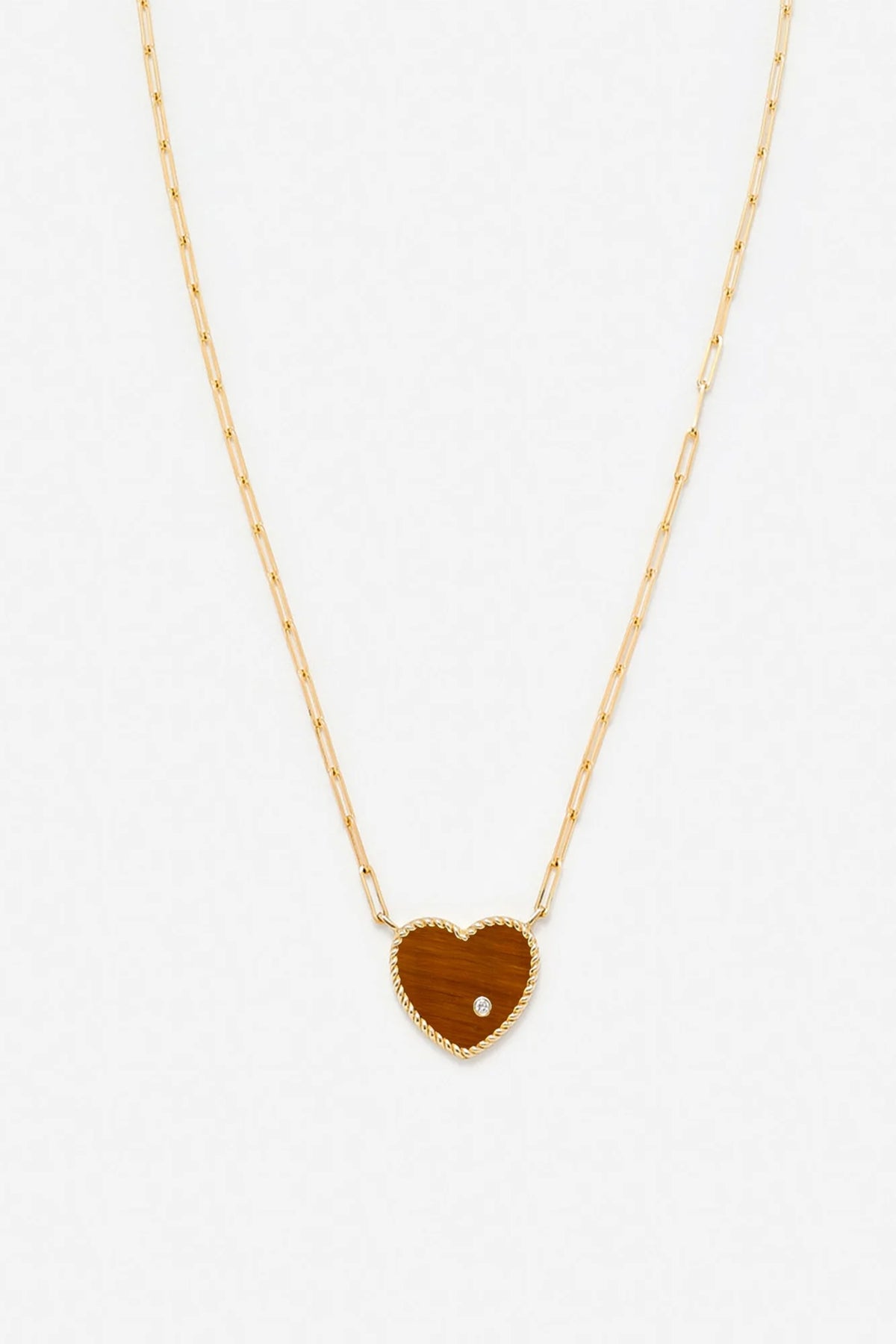 Solitaire Heart Necklace