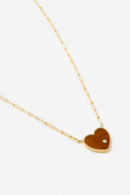 Solitaire Heart Necklace