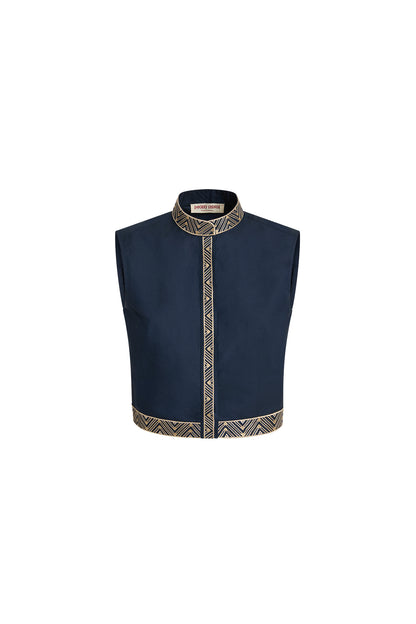 Andorra Iris Embroidery Top