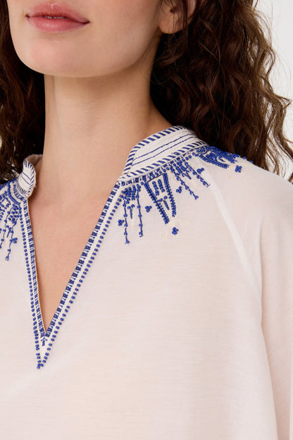 Ilizia Iris Embroidery Shirt