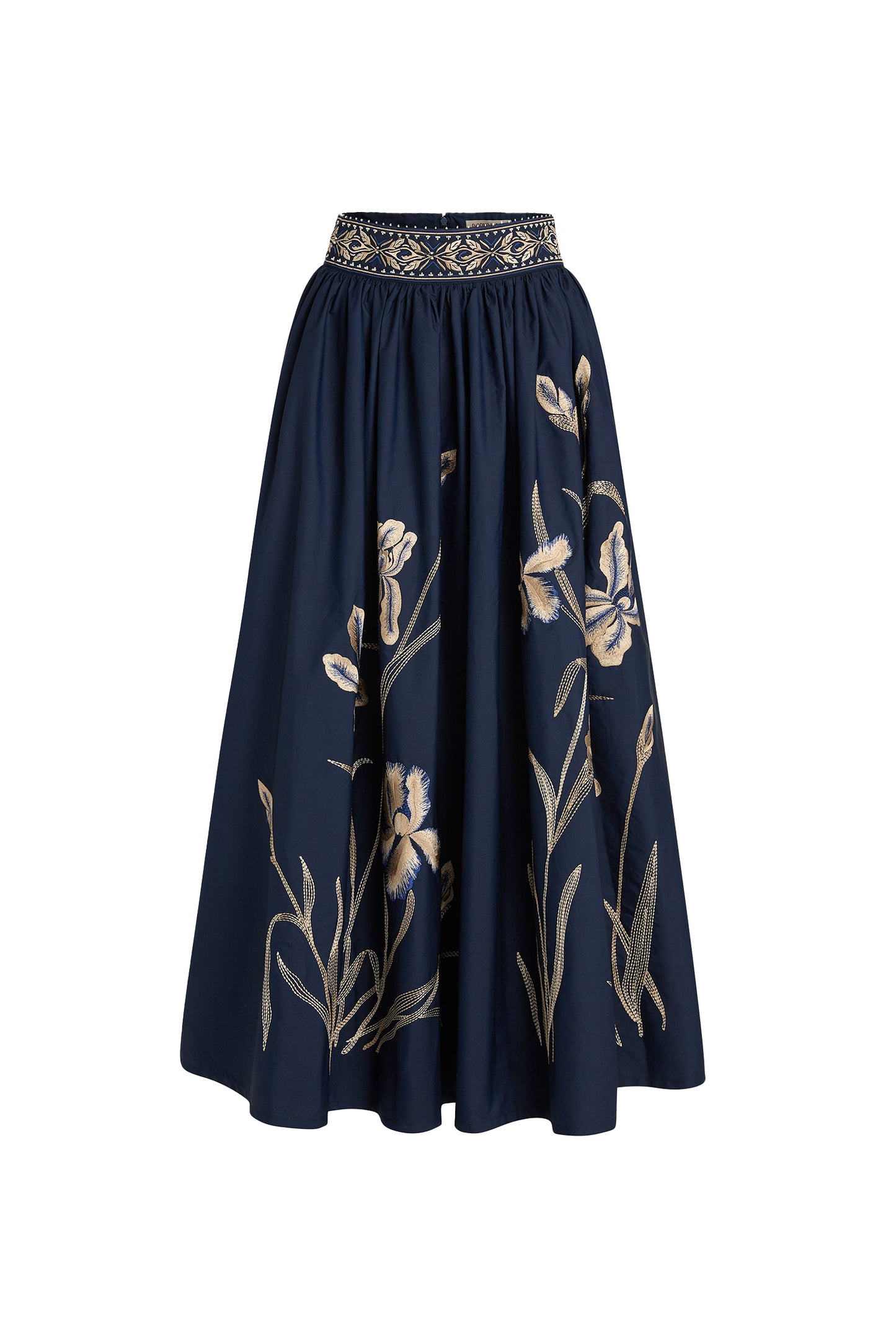 Ombretta 1 Iris Embroidery Skirt