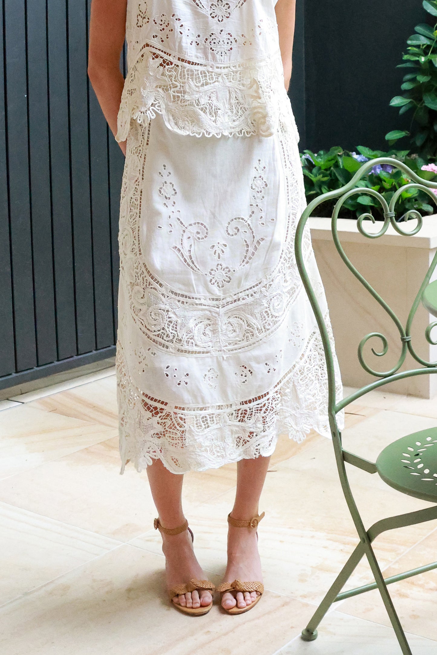 Gianna Lace Midi Skirt