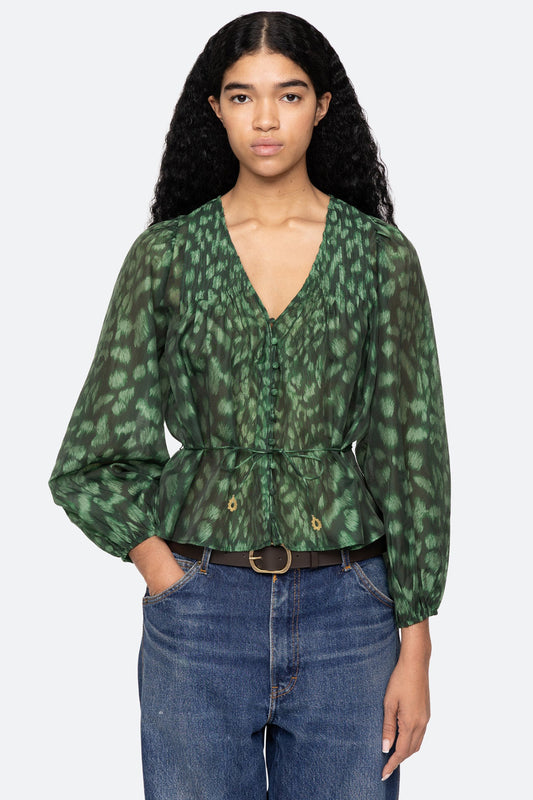 Claude L/SLV Top