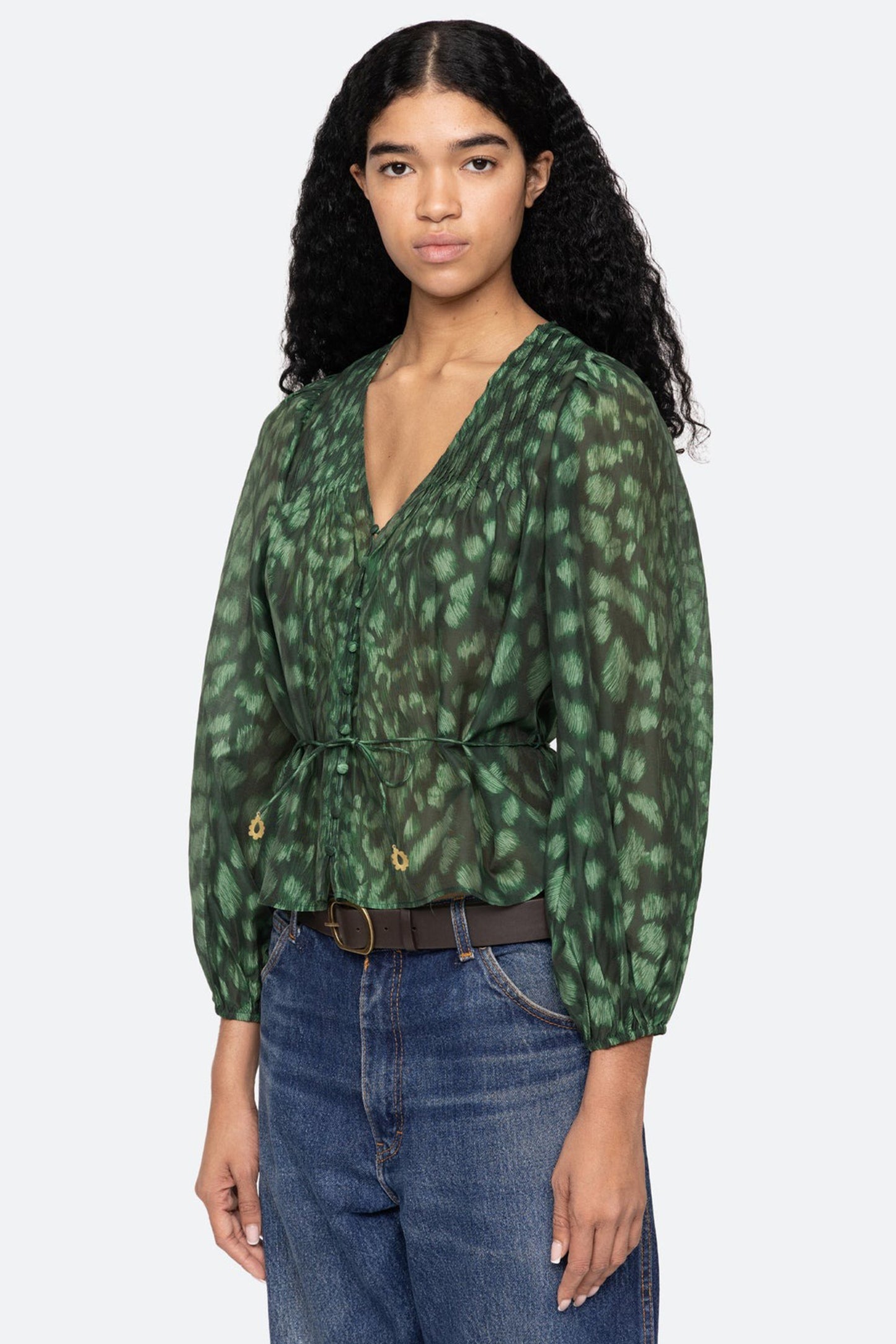 Claude L/SLV Top