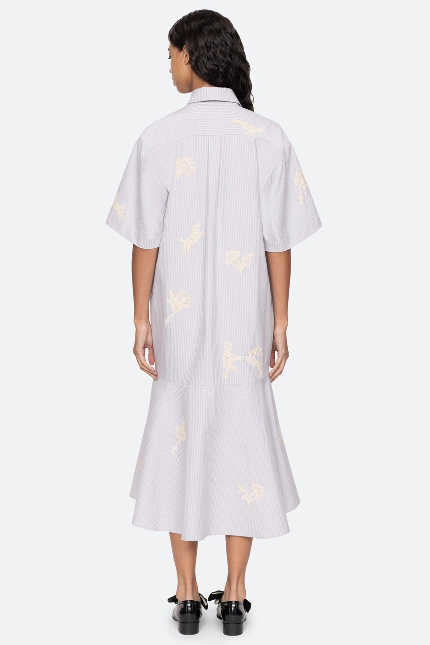 Lavinia Striped Shirt Dress