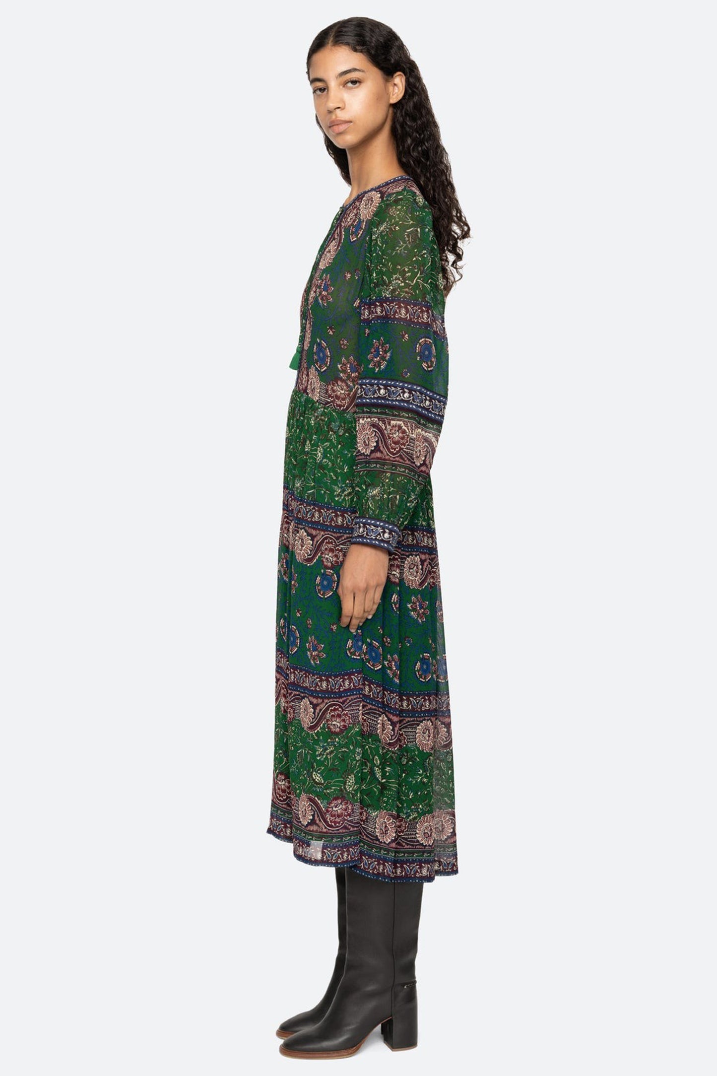 Melba L/SLV Midi Dress