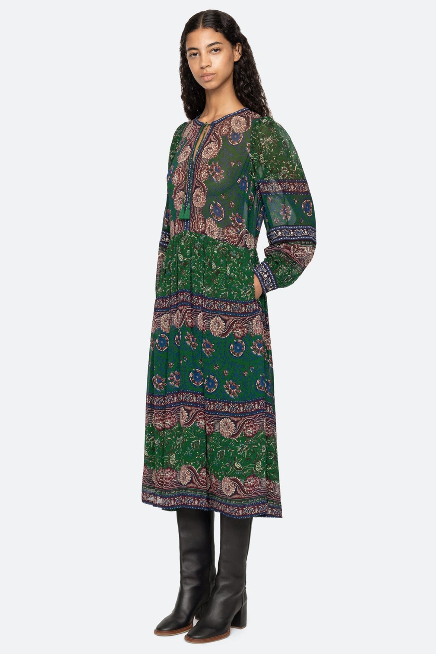 Melba L/SLV Midi Dress