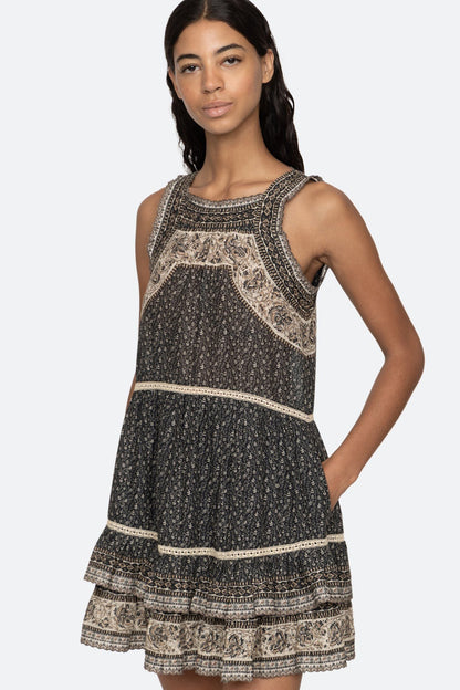 Palma Print Tank Tunic Dress