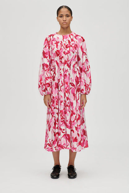Double Buckle Raglan Midi Dress