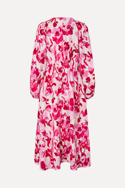 Double Buckle Raglan Midi Dress