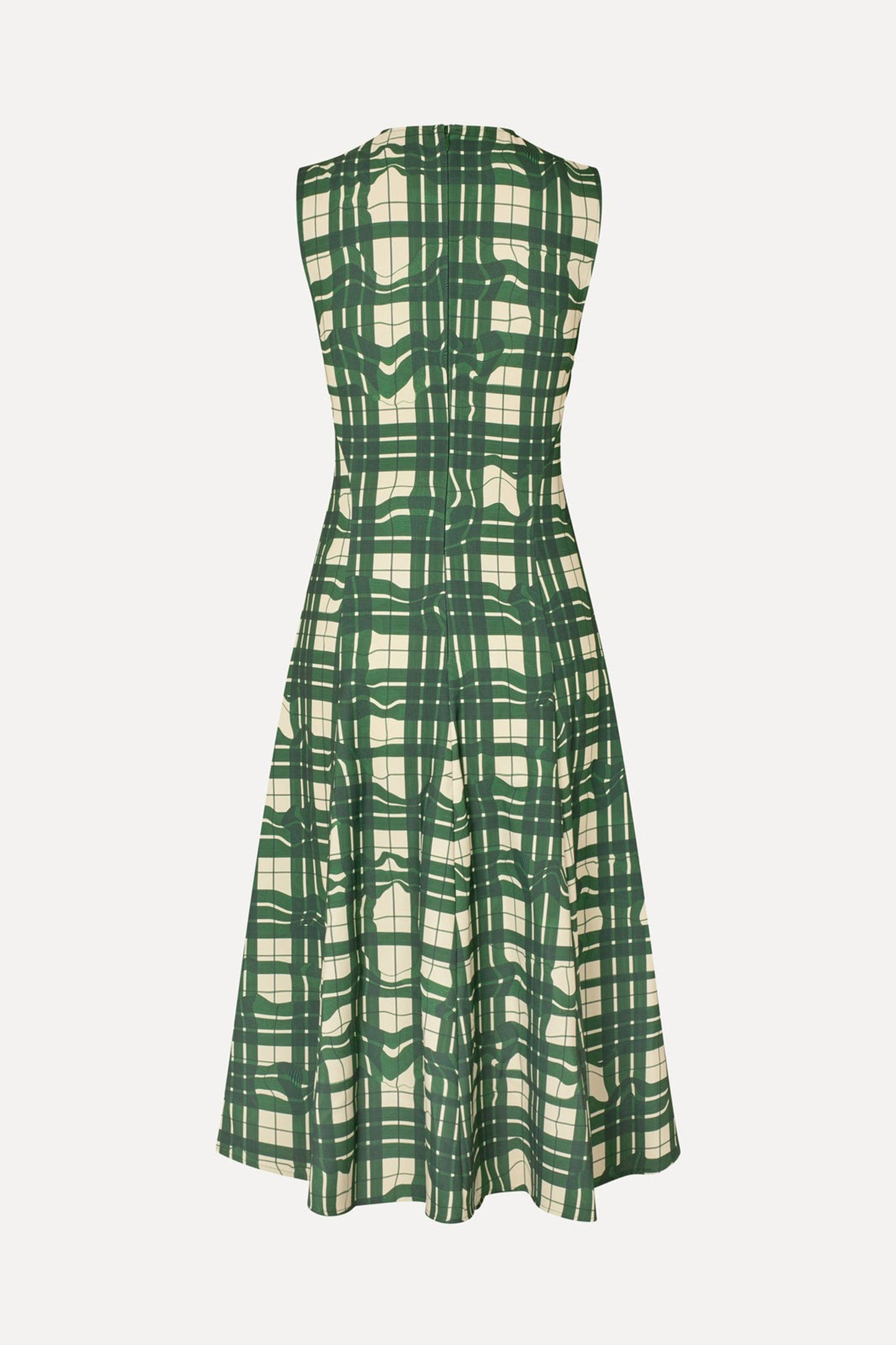 Sleeveless Gathered Midi Dress