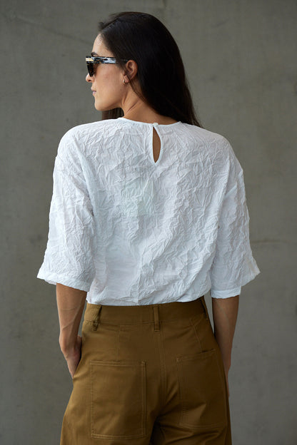 Crinkle Shirting Easy Tee