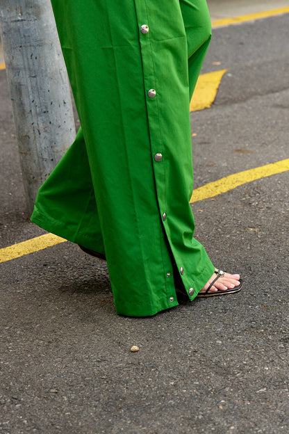 Nylon Snap Pull On Jogger