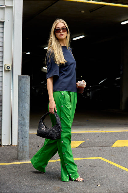 Nylon Snap Pull On Jogger