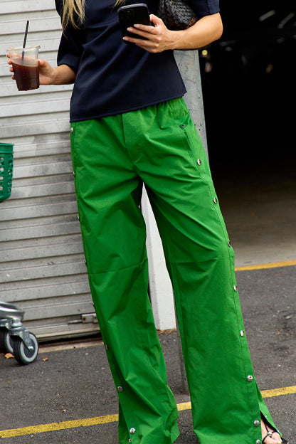 Nylon Snap Pull On Jogger