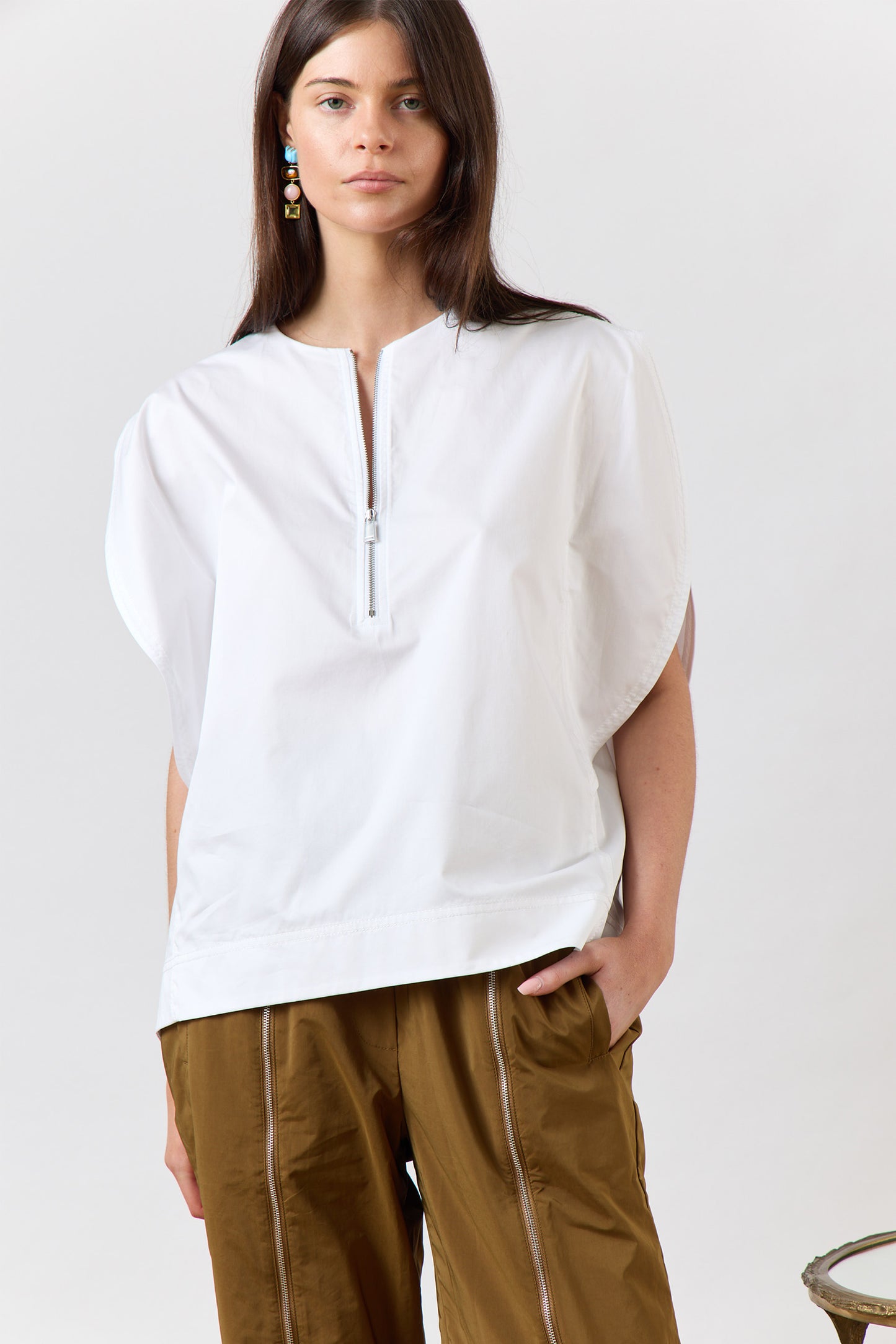 Eco Poplin Balloon Origami Top