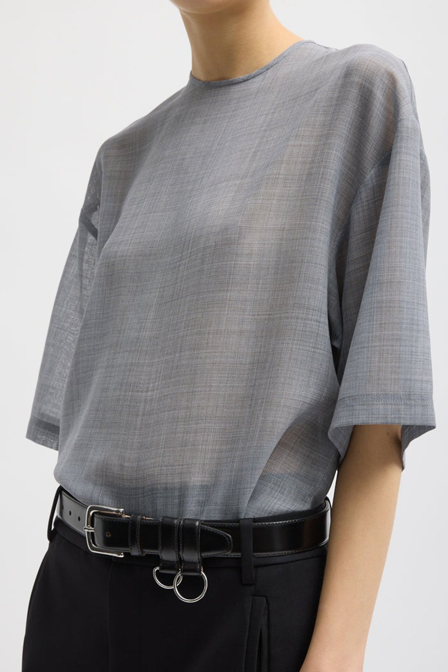 Sheer Wool Gauze Easy T