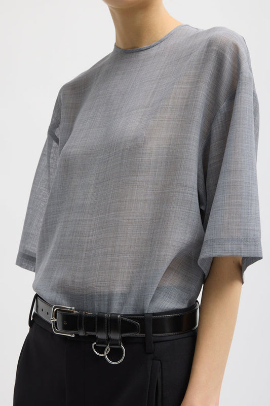 Sheer Wool Gauze Easy T