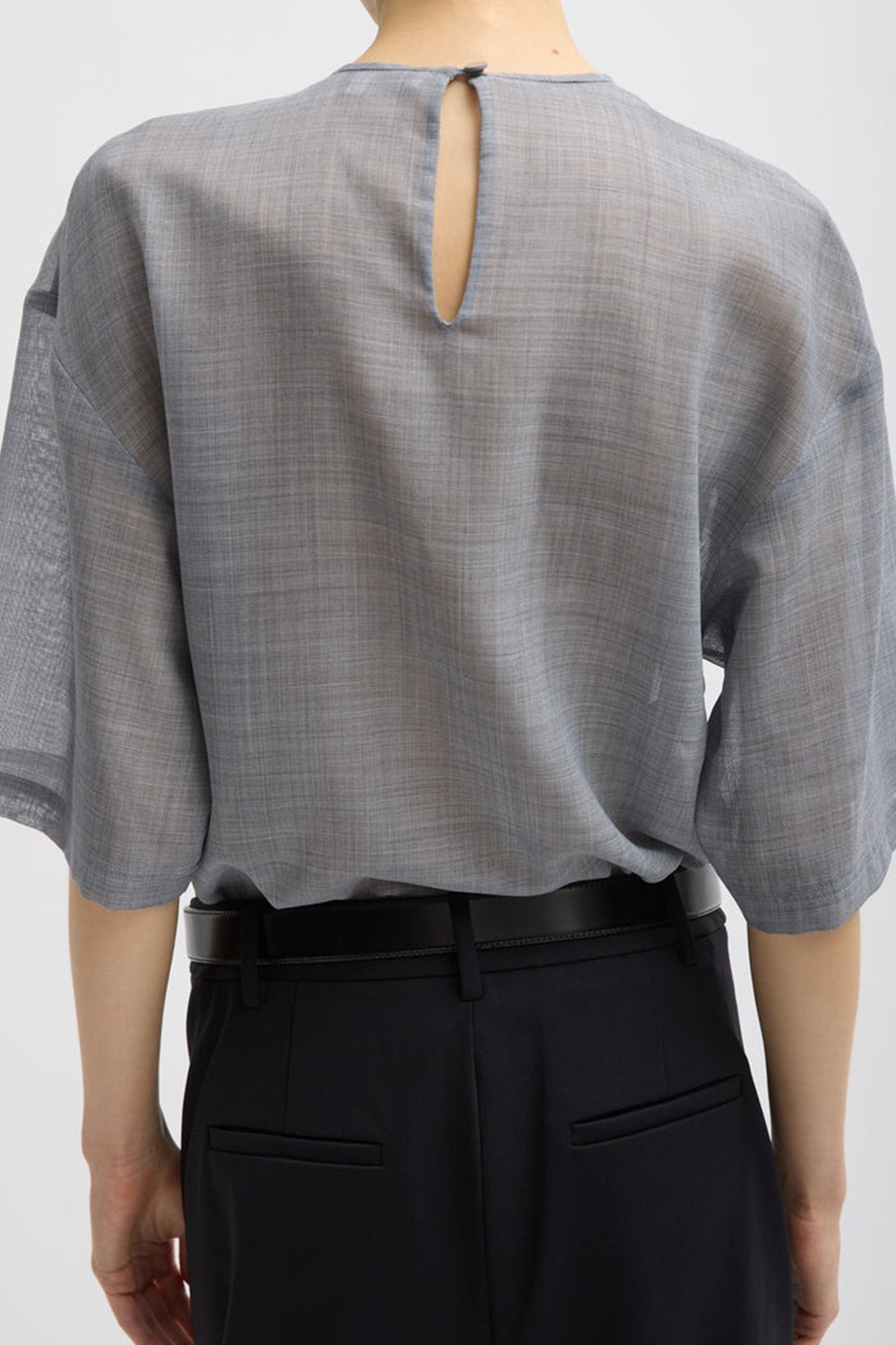 Sheer Wool Gauze Easy T