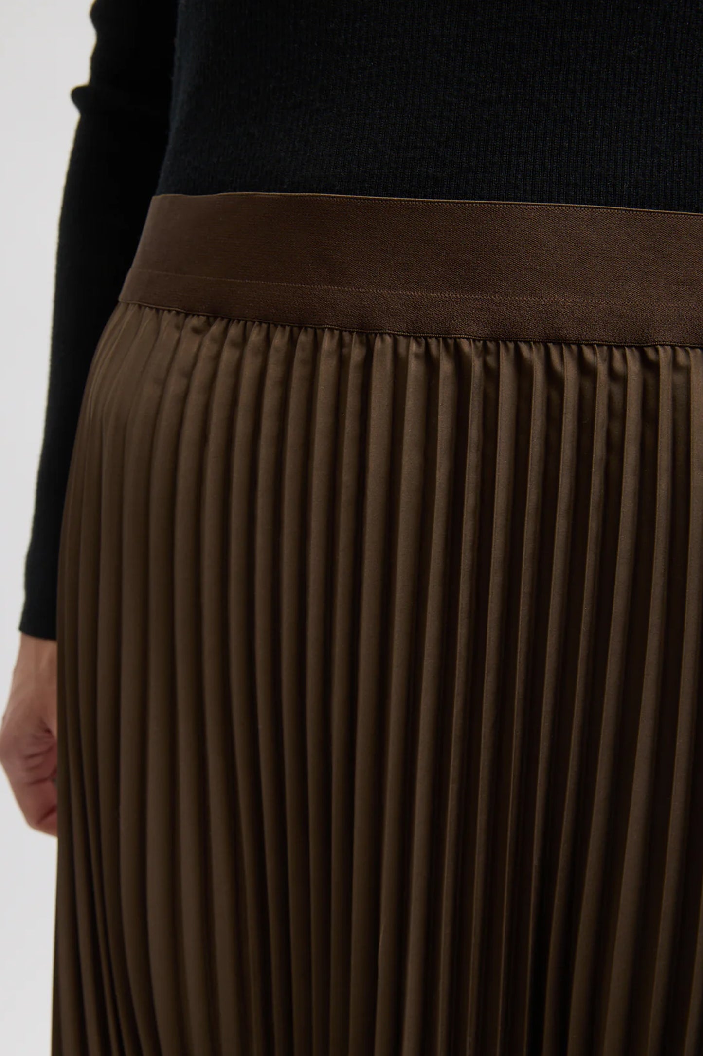 Nylon Pleating Sunray Skirt