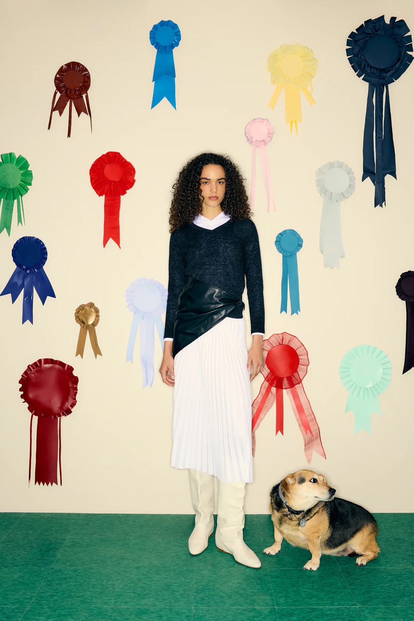 Nylon Pleating Sunray Skirt