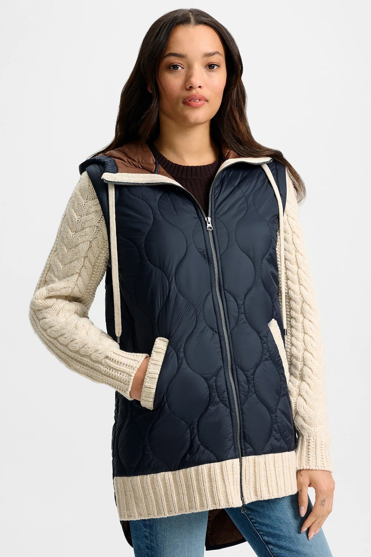 Borrows Mixed Media Jacket